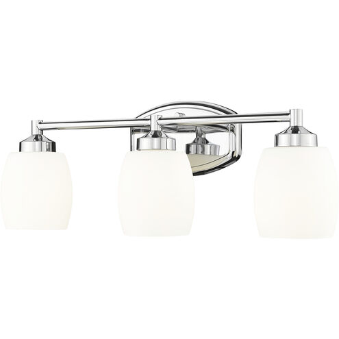 Kendrick 3 Light 23 inch Chrome Bath Vanity Light Wall Light