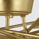 Chapman & Myers Stellar LED 28 inch Gild Flush Mount Ceiling Light