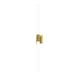 Scepter LED 4.5 inch Satin Brass Bath Bar Wall Light in 2700K