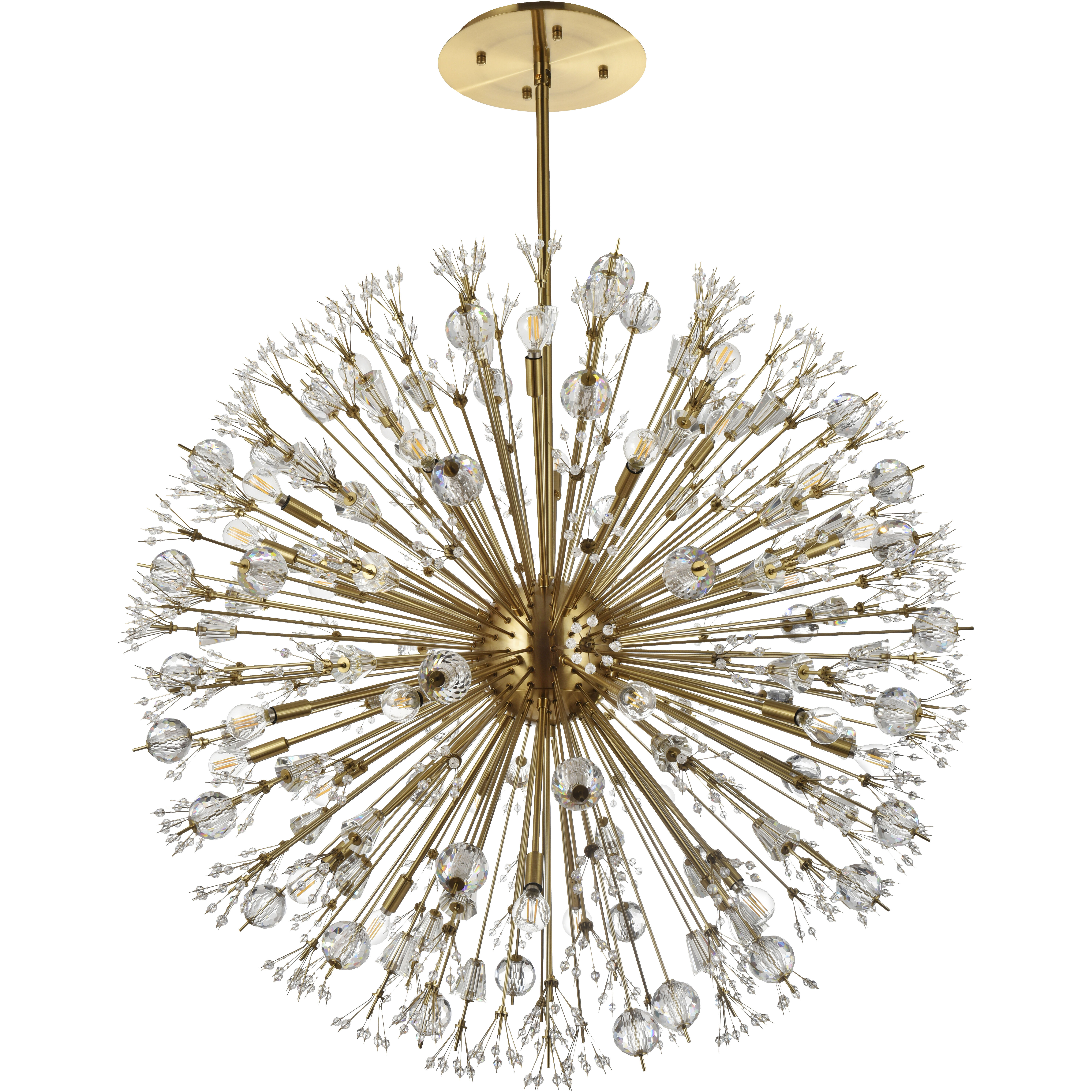 Vera 32 Light 44 inch Gold Pendant Ceiling Light