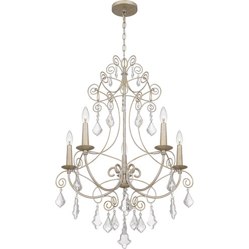 Merida 5 Light 28 inch Vintage Gold Chandelier Ceiling Light