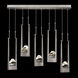 Strata 10 Light 50 inch Silver Pendant Ceiling Light