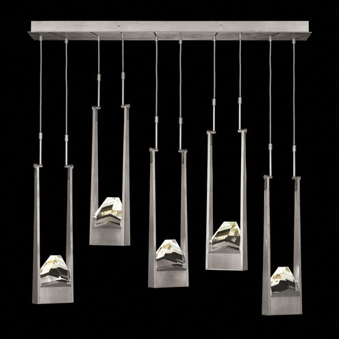 Strata 10 Light 50 inch Silver Pendant Ceiling Light