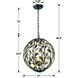 Broche 6 Light 21 inch English Bronze and Antique Gold Chandelier Ceiling Light