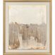 Goldenscape White and Metallic and Brown Framed Art, The Studio
