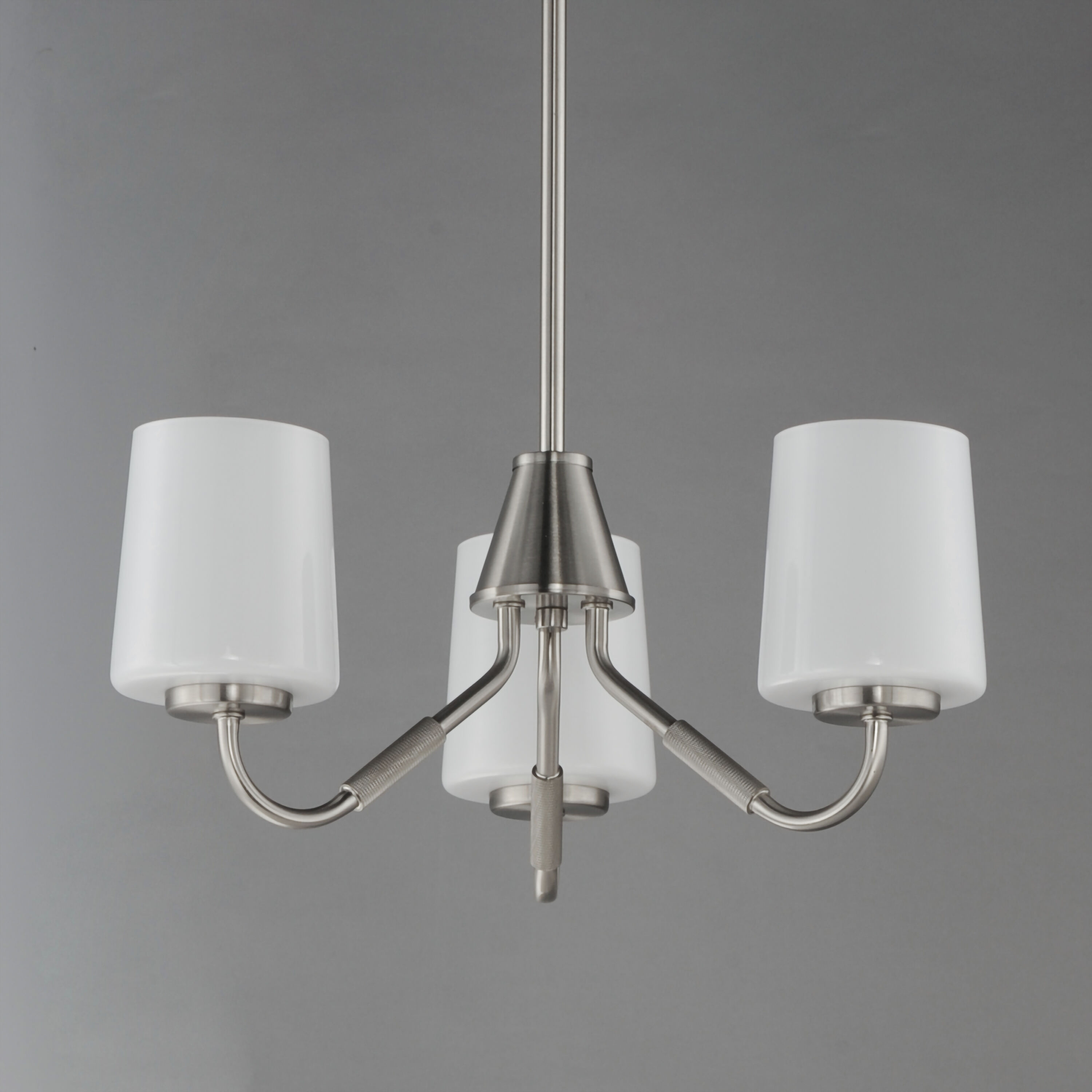 Durham 3 Light 18.5 inch Satin Nickel Mini Chandelier Ceiling Light