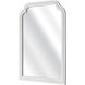 Deene 34.25 X 25 inch White with Mirror Wall Mirror