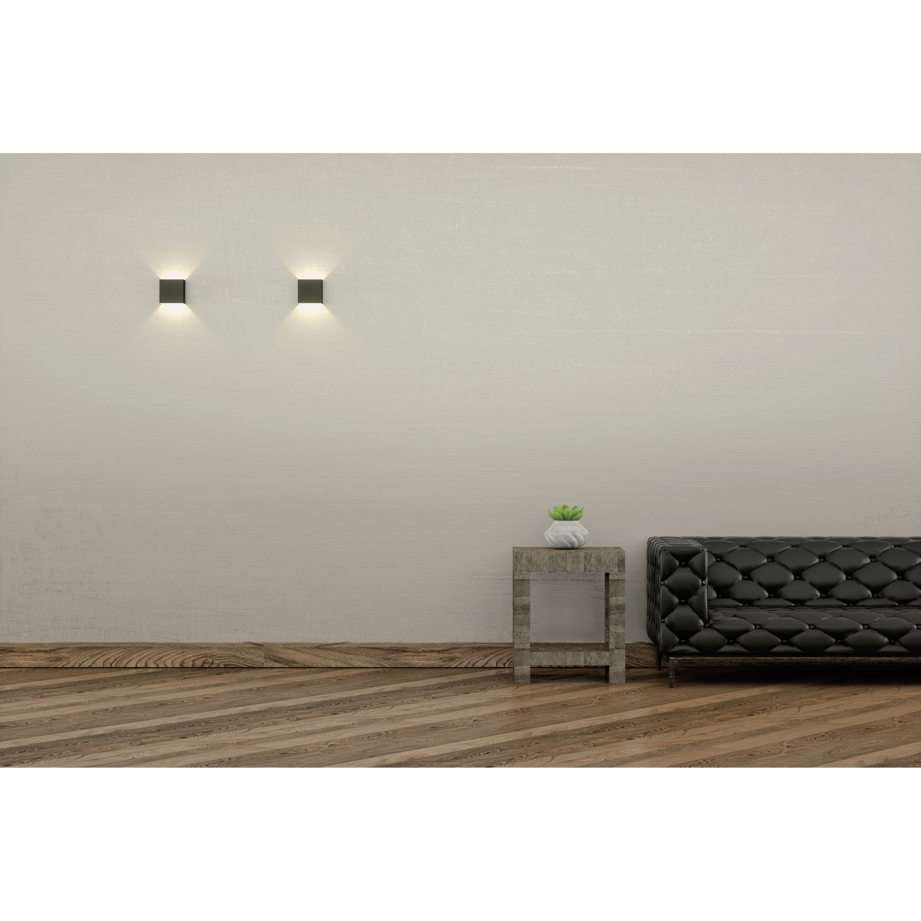 QB LED Wall Sconce Wall Light in Black