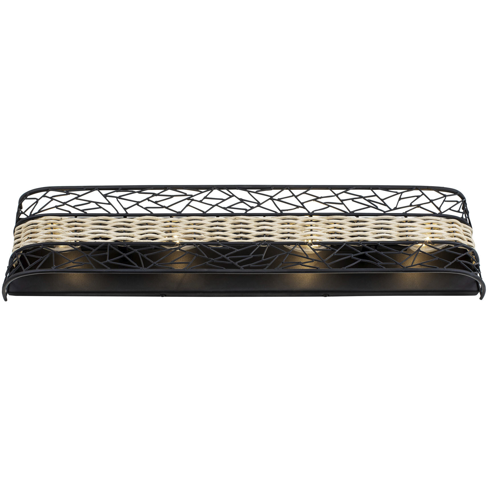 Cayman LED 32 inch Black Bath Vanity Wall Light