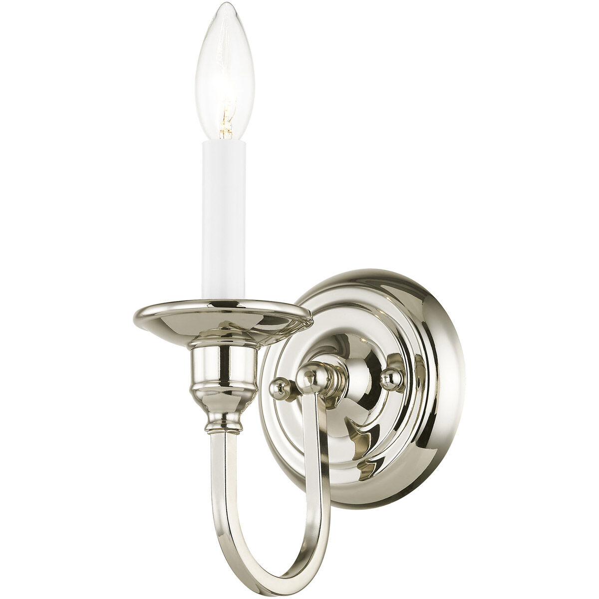 Cranford 1 Light 5 inch Polished Nickel Wall Sconce Wall Light