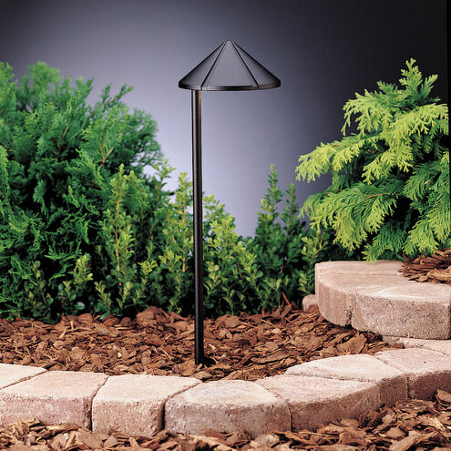 Six Groove 12 24.40 watt Textured Black Landscape 12V Path & Spread