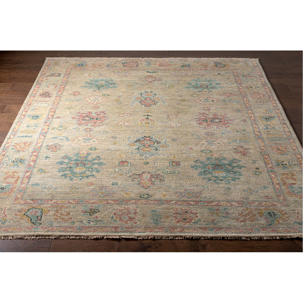 Biscayne 180 X 144 inch Dusty Pink Rug in 12 x 15, Rectangle