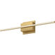 Vega Minor LED 24 inch Brushed Gold ADA Wall Sconce Wall Light