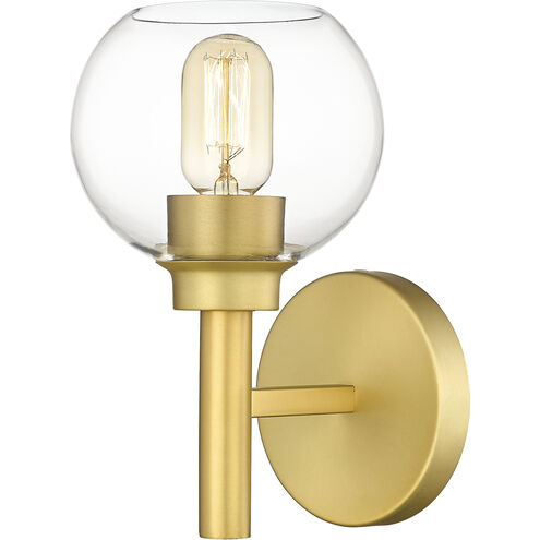 Sutton 1 Light 6 inch Brushed Gold Wall Sconce Wall Light