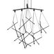Suspenders LED 32 inch Satin Black Suspension Ceiling Light