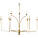 New Traditional 10 Light Spartina Gold Chandelier Ceiling Light