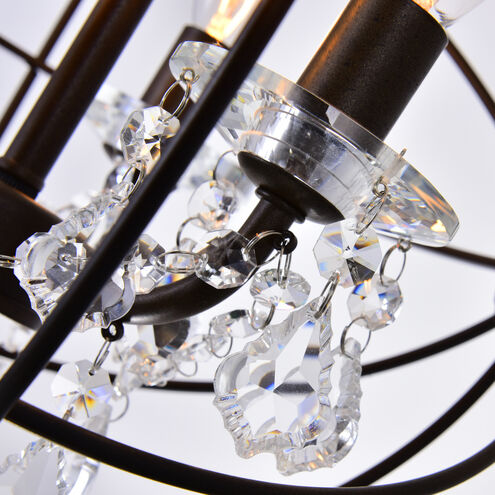 Campechia 3 Light 13 inch Brown Up Mini Chandelier Ceiling Light