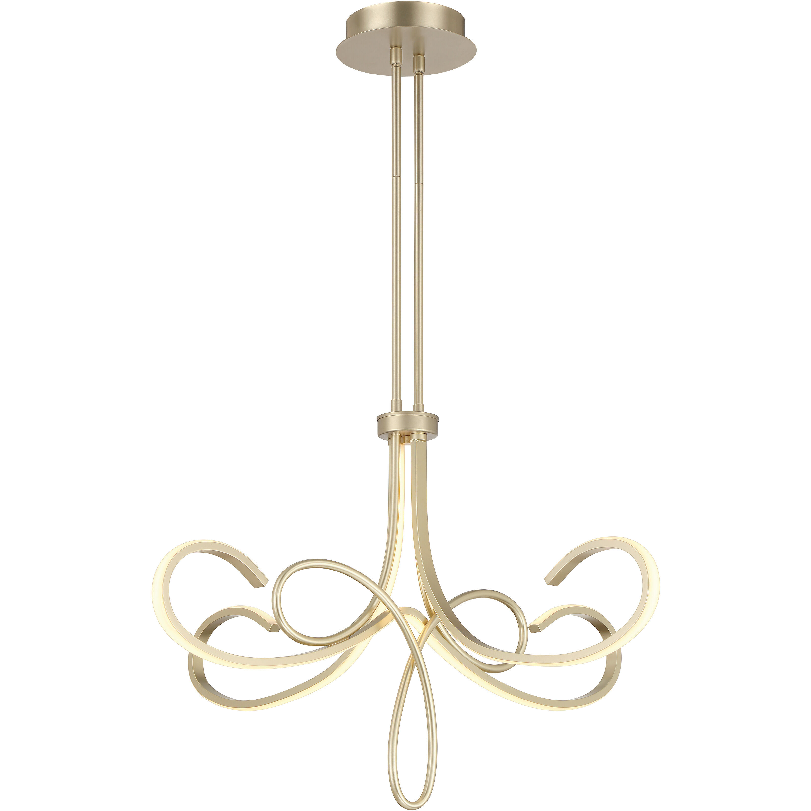 Astor LED 32 inch Soft Gold Chandelier Ceiling Light