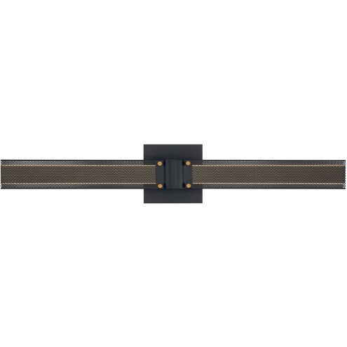 Admiral LED 5 inch Matte Black and Gold Wall Sconce Wall Light
