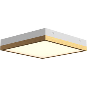 Sydney 11.13 inch Aged Gold Flush Mount Ceiling Light in Aged Gold/White