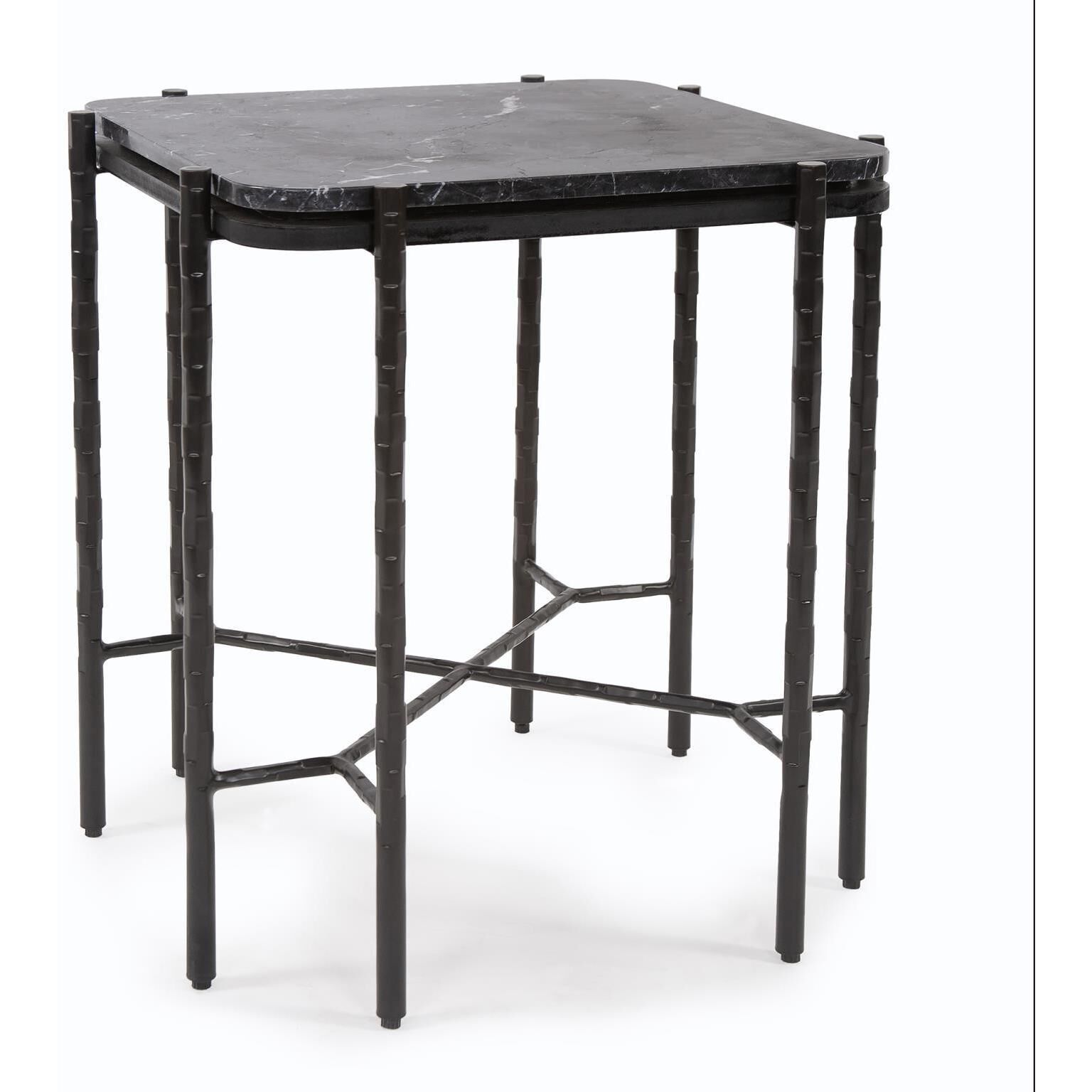 Myatt 21.5 X 19.5 inch Graphite Side Table
