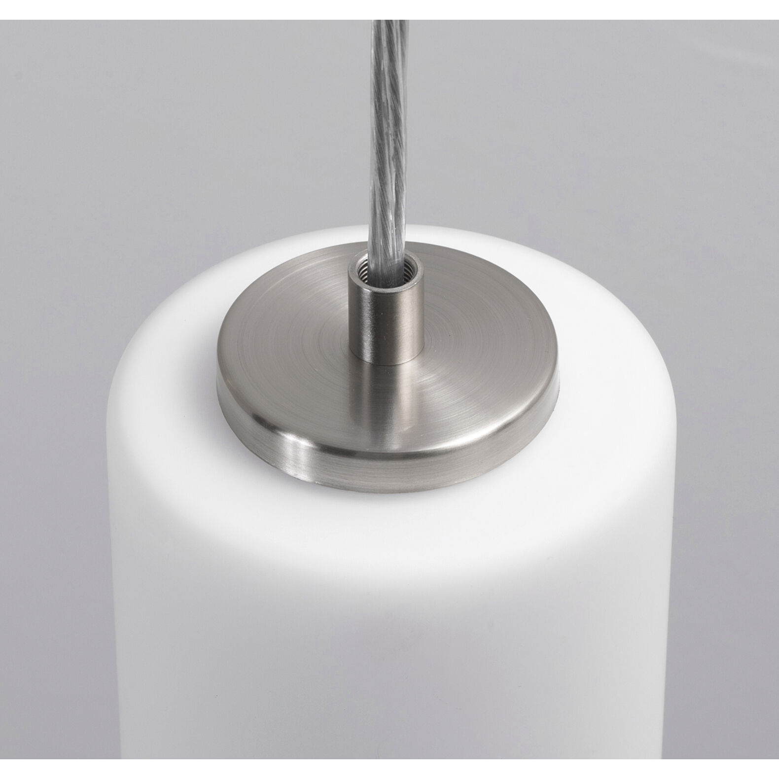 Leo Linear Pendant Ceiling Light in Satin Nickel