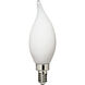 Branded Lamps LED F - Flame Tip C - E12 Candelabra 4 watt 120 2700K Light Bulb