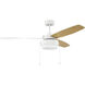 Intrepid 52 inch White with White/Ash Blades Ceiling Fan