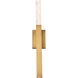 Minx Wall Sconce Wall Light in Aged Brass