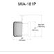 Mia 1 Light 18 inch Matte Black Pendant Ceiling Light