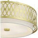 Vistaview 4 Light 21 inch Soft Gold Pendant Chandelier Ceiling Light