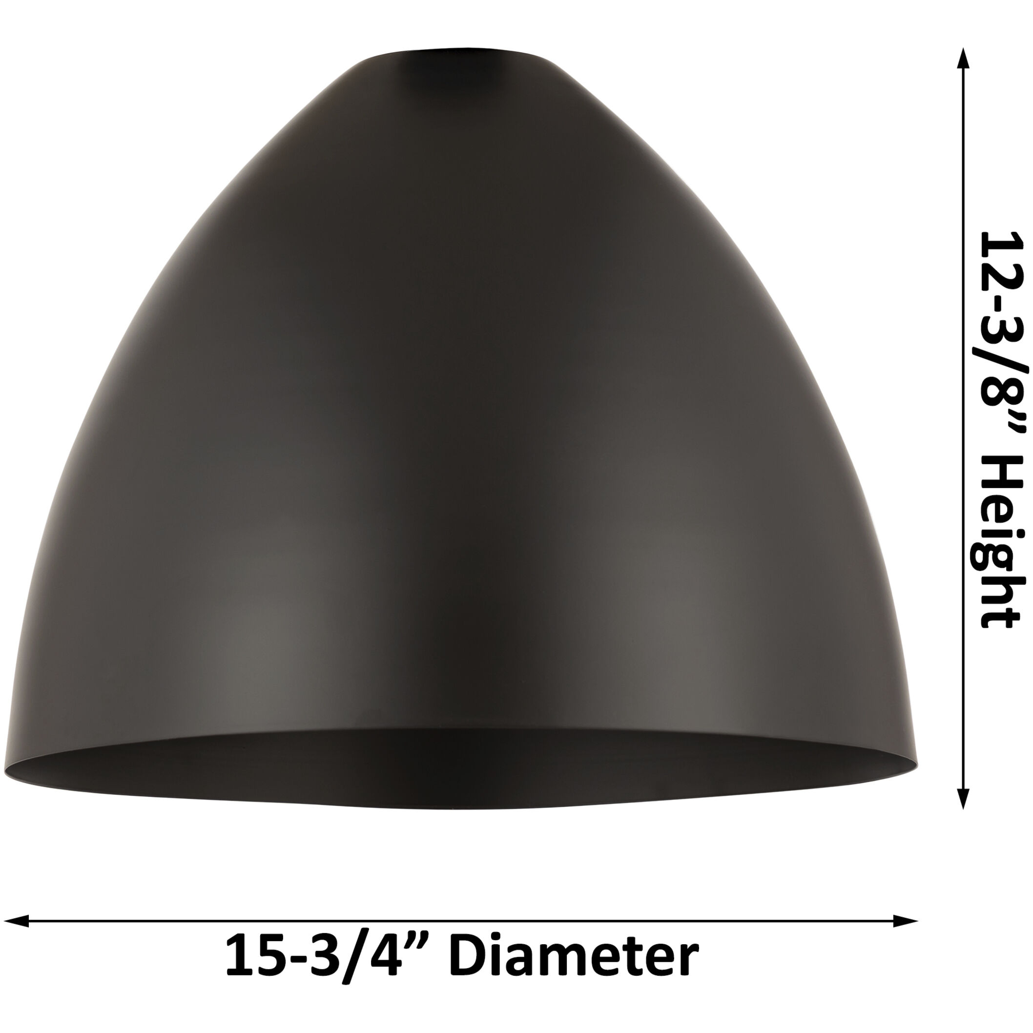 Edison Metal Bristol 1 Light 16 inch Oil Rubbed Bronze Semi-Flush Mount Ceiling Light