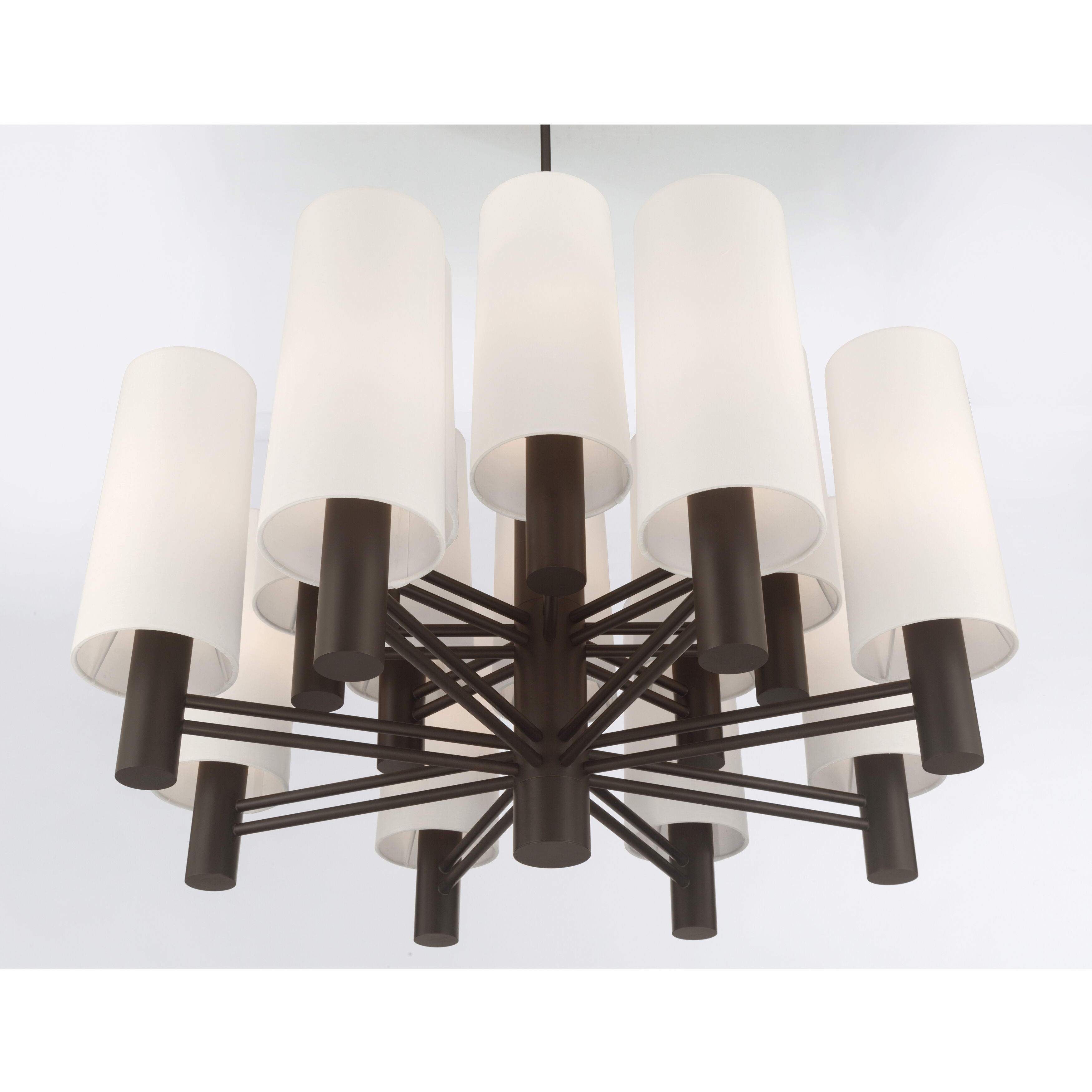 Draxen 16 Light 34 inch Dark Bronze Chandelier Ceiling Light