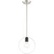 Modesto 1 Light 5 inch Brushed Nickel Pendant Ceiling Light