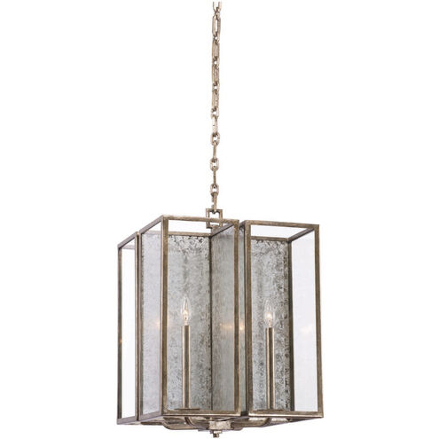 Camilla 4 Light 16 inch Rustic Silver Leaf Pendant Ceiling Light