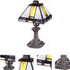 Evelyn 11 inch 60.00 watt Antique Brass Table Lamp Portable Light