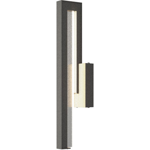Edge LED 20.3 inch Coastal Natural Iron Outdoor Sconce, Medium