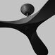 Maverick 52 inch Midnight Black Indoor/Outdoor Ceiling Fan