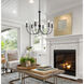 Brielle 6 Light 32 inch Black Pendant Ceiling Light