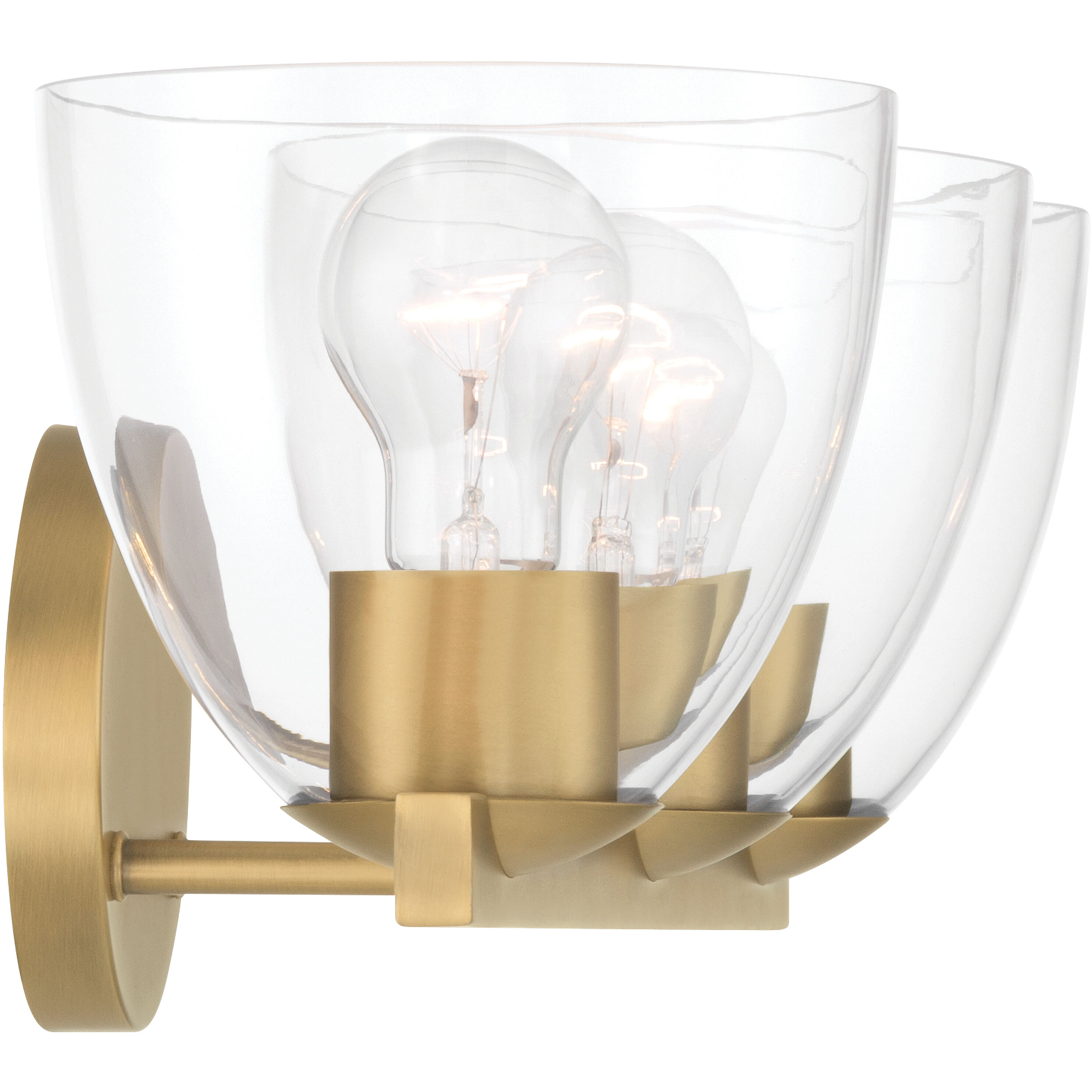 Noellea 3 Light 23.5 inch Legacy Brass Vanity Wall Light