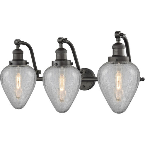 Franklin Restoration Geneseo LED 28 inch Oil Rubbed Bronze Bath Vanity Light Wall Light, Franklin Restoration