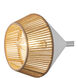 Alora Mood Daphne 6 Light 37.5 inch White and Brown Cotton Rope Chandelier Ceiling Light