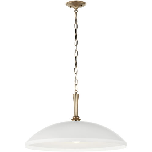 Delarosa 1 Light White Pendant Ceiling Light