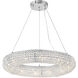 Veronique 12 Light 32 inch Chrome Down Chandelier Ceiling Light