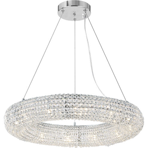 Veronique 12 Light 32 inch Chrome Down Chandelier Ceiling Light