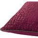 Tambi 20 inch Burgundy Pillow Kit in 20 x 20, Square