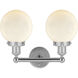 Beacon 2 Light 15.5 inch Polished Chrome Bath Vanity Light Wall Light