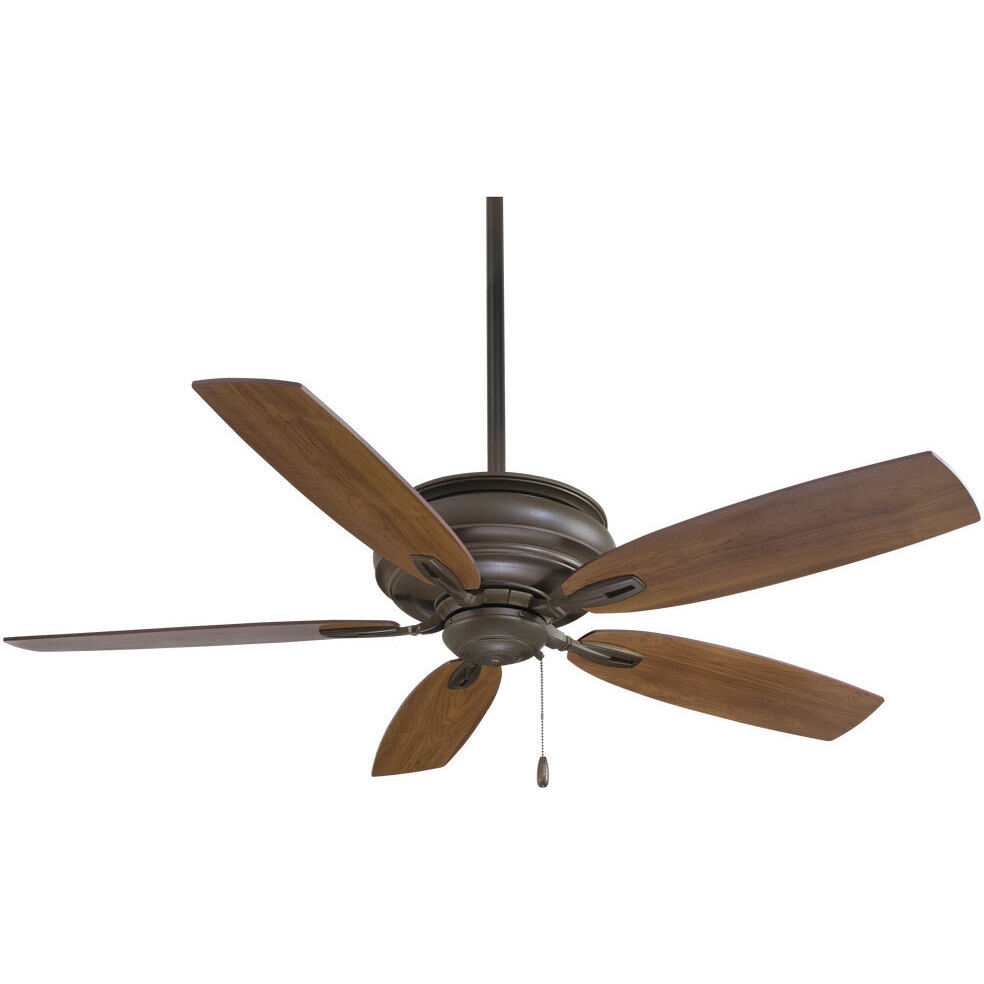 Timeless 54 inch Oil Rubbed Bronze with Medium Maple Blades Ceiling Fan