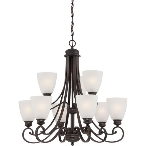 Haven 9 Light 28.5 inch Espresso Chandelier Ceiling Light