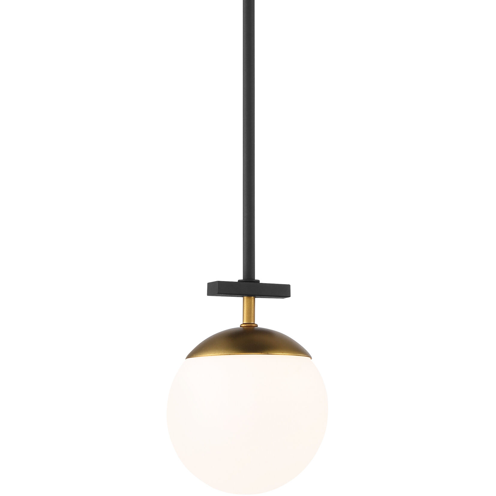 Alluria 1 Light 6 inch Weathered Black W/Autumn Gold Mini Pendant Ceiling Light
